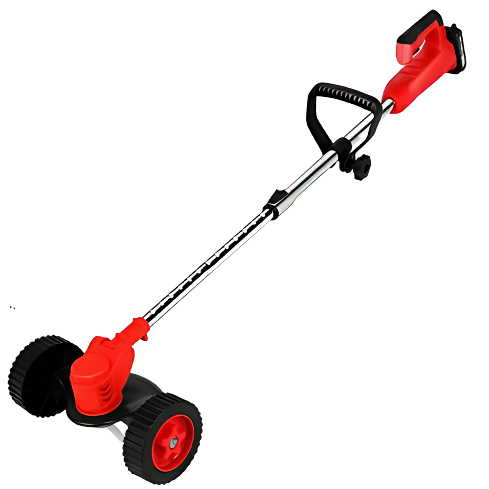 Ferramenta elétrica de jardim Coupe-bordures sem fio 3 em 1 da First Deal, mostrada em uso ao ar livre.