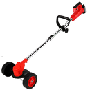 Ferramenta elétrica de jardim Coupe-bordures sem fio 3 em 1 da First Deal, mostrada em uso ao ar livre.