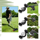 Corte-bordas sem fio 3 em 1 da First Deal, equipamento elétrico de exterior com lâmina e acessórios, ideal para jardinagem.