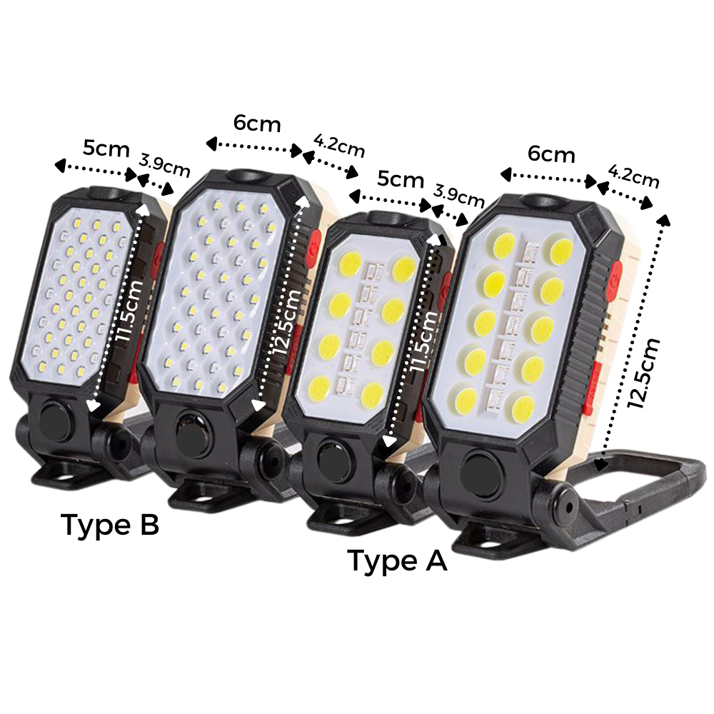 Lanterna de mão LED à prova d'água e ajustável da First Deal, com foco na luz e no corpo da lanterna.