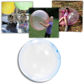 Estrutura inflável rosa com balão de bolhas mágicas da marca First Deal, ideal para diversão e eventos infantis.