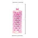 Vela decorativa de cristal sem chama LED da Night Light, com design elegante e iluminação suave para ambientes sofisticados.