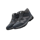 Bota de inverno Qiucdzi quente com forro de lã sintética, cor cinza escuro, ideal para atividades de inverno, tamanhos 35-46.