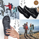 Bottines de inverno quentes da Qiucdzi com forro de polar, sola antiderrapante, ideais para atividades de inverno.