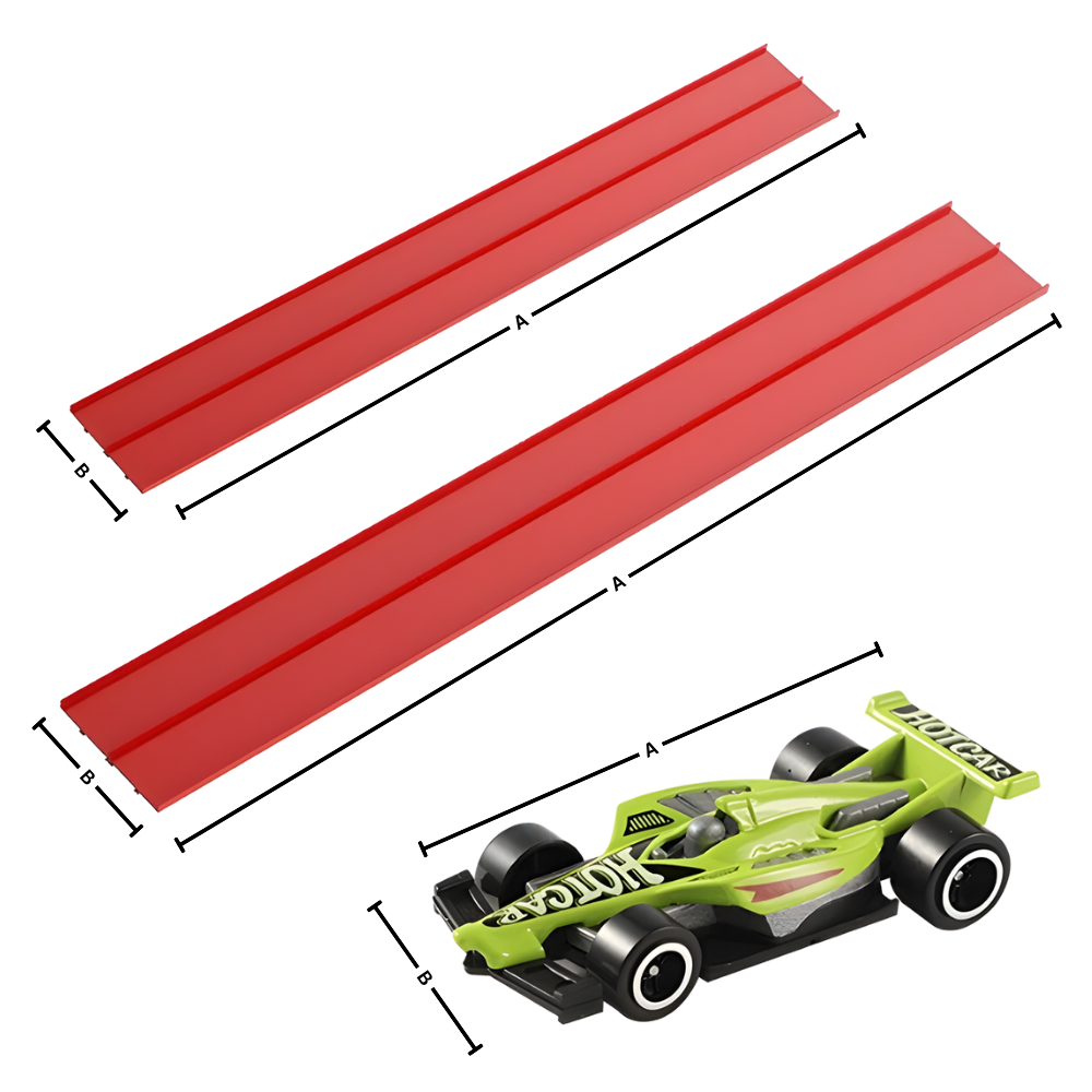 Pista de corrida flexível para carros de brinquedo com duas vias, veículos de jogo da marca Valchemist.