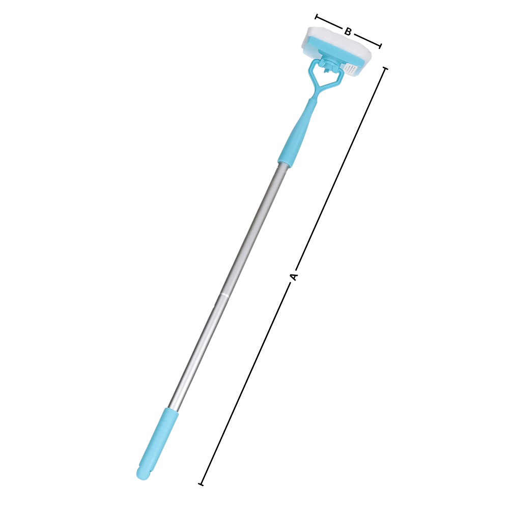 Escova de limpeza flexível para rodapés Aturustex, ferramenta de limpeza doméstica para remover sujeira de forma prática e eficiente.