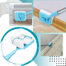 Escova de limpeza flexível para rodapés da Aturustex, ideal para limpeza eficiente de paredes e cantos em casa.