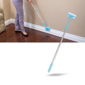 Escova de limpeza flexível para rodapés Aturustex, ferramenta para limpeza eficiente de paredes e rodapés em casa.