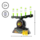 Brinquedo de tiro com bolas flutuantes luminosas da Ticoze, jogo de armas e gadgets para diversão com luzes brilhantes.