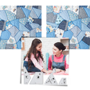 Imagem de modelo de matelassage criativo da marca Floepx, ideal para projetos de artesanato e atividades de lazer criativo.