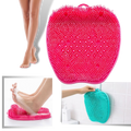 Tapete de banho Floepx para massagem e relaxamento, antiderrapante, com surface exfoliante para cuidados com os pés.