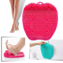 Tapete de banho Floepx para massagem e relaxamento, antiderrapante, com surface exfoliante para cuidados com os pés.