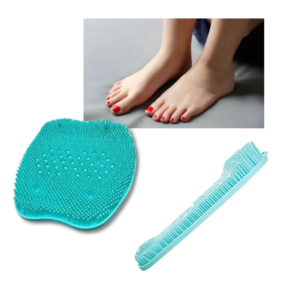 Tapete de banho Floepx para massagem e relaxamento, com superfície exfoliante para cuidados com os pés.