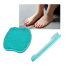 Tapete de banho Floepx para massagem e relaxamento, com superfície exfoliante para cuidados com os pés.