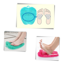 Tapete de banho Floepx para massagem e relaxamento, com superfície exfoliante para cuidado dos pés.