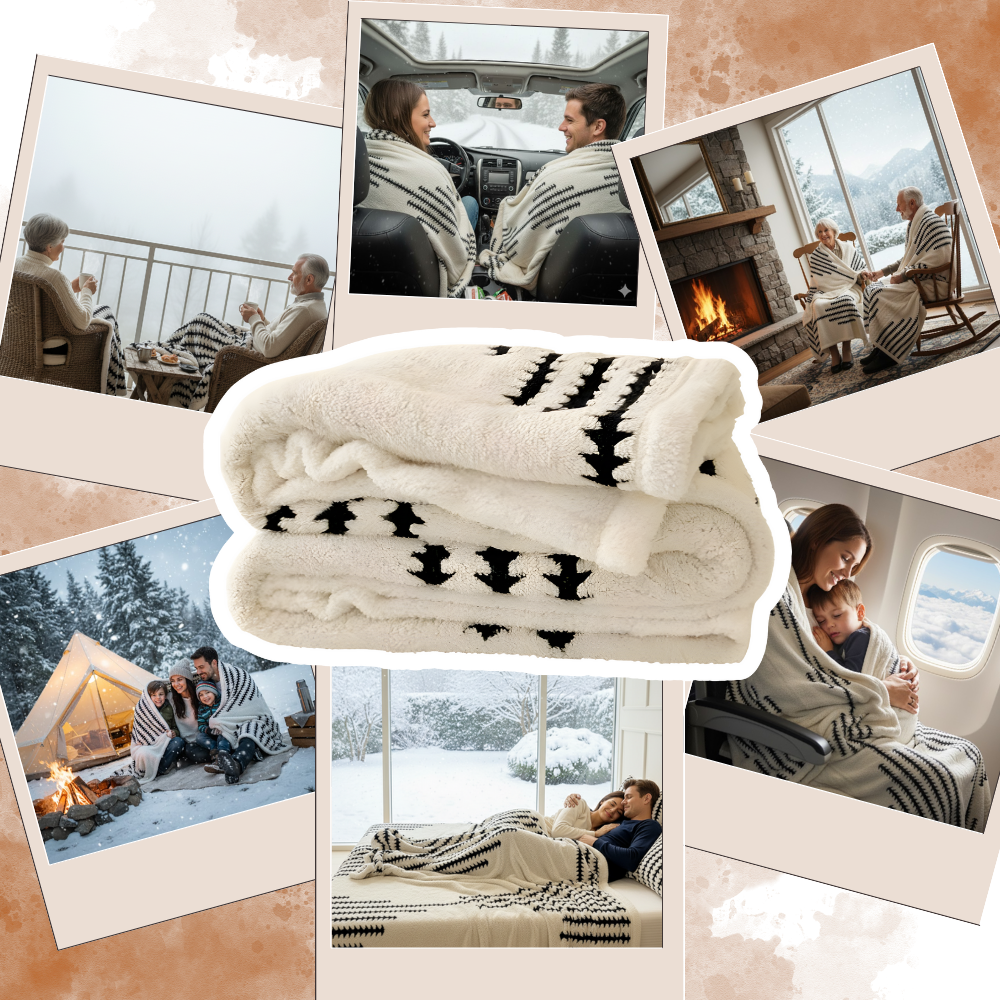 Cobertor de inverno Egmy, de jacquard felpado, macio e acolhedor, ideal para manter-se aquecido durante o frio.