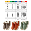 Pantuflas de interior Audeban em pelúcia macia, slip-on, confortável e quentinhas para uso doméstico.