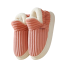 Pantuflas de interior Audeban, slip-on de pelúcia macia e fofinha, confortável para usar em casa, cor rosa, tamanho 36 a 47.