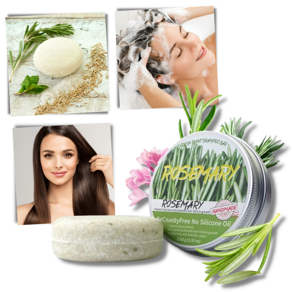 Shampoing de soin capilar Fly Sunton com extrato de alecrim, fórmula natural para cabelos saudáveis e revitalizados.