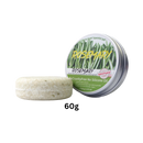 Shampoing au romarin Fly Sunton para cuidado dos cabelos, frasco de shampoo com rótulo verde e detalhes em branco