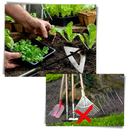 Ferramenta de jardinagem Foeses, pá creuse manual de aço com cabo confortável, ideal para escavações e trabalhos no jardim.