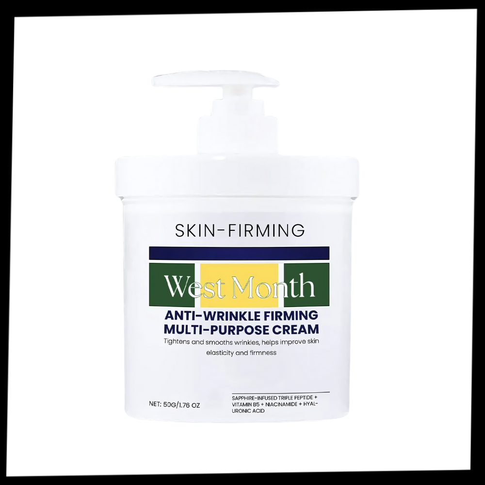Creme raffermissante natural avançada da marca Follure, textura cremosa e embalagem elegante para cuidados com a pele.