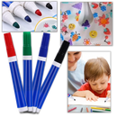 Stylo mágico de pintura na água da marca Follure, instrumento de escrita e desenho com acabamento vermelho.