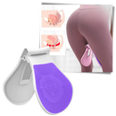 Aparelho de treino para quadris da marca Fongwan, equipamento de fitness rosa para exercícios de fortalecimento e tonificação.