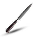 Couteau japonês de madeira de Pakka da Mdhand, utensílio de cozinha com lâmina afiada e empunhadura de madeira.