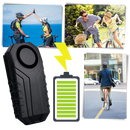 Sistema de alarme elétrica para bicicleta Fosmon, com dispositivo de segurança para ciclismo, visível na imagem.