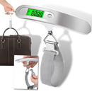 Pese-bagagens digital Fosmon, ferramenta de medida portátil para verificar peso de malas e bagagens.