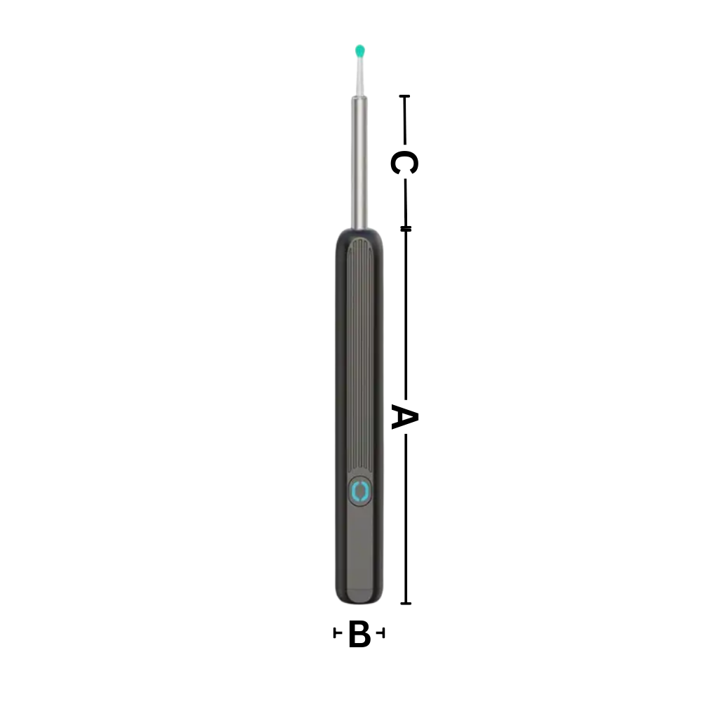 Câmera de limpeza de ouvidos Foxnovo para remoção de cera, dispositivo de cuidado auricular com câmera integrada.