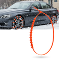 Correntes de neve em nylon da marca Frcolor, peças automotivas e motos, com detalhes visíveis na imagem.
