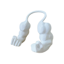 Acessório para gatos da Freecozyer, fantasia de braços de bodybuilder vermelha para gatos, com detalhes visíveis na imagem.