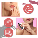 Batom rouge à lèvres Fridja, acabamento matte e veludo, cor cereja, produto de cosméticos com embalagem elegante.