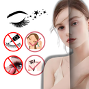 Faux cílios hypoalergênicos sem cola da Fun For All Llc, com aparência natural e delicada, ideal para maquiagem confortável.