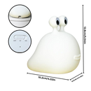 Lâmpada de silicone ajustável e divertida da Tarmeek, com design flexível e colorido para decoração moderna.