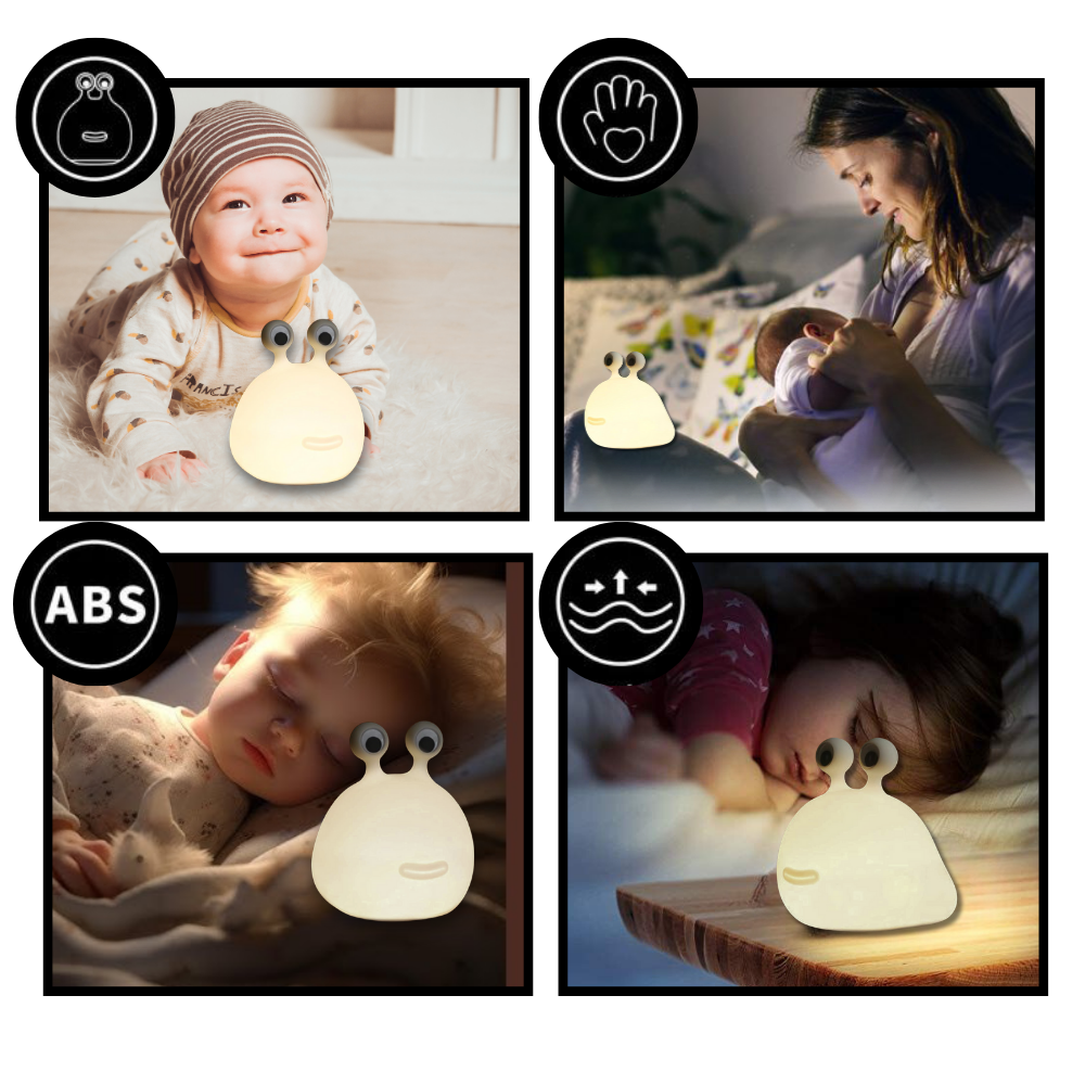 Lâmpada de silicone ajustável e divertida da Tarmeek, iluminação ecológica e moderna para ambientes internos.