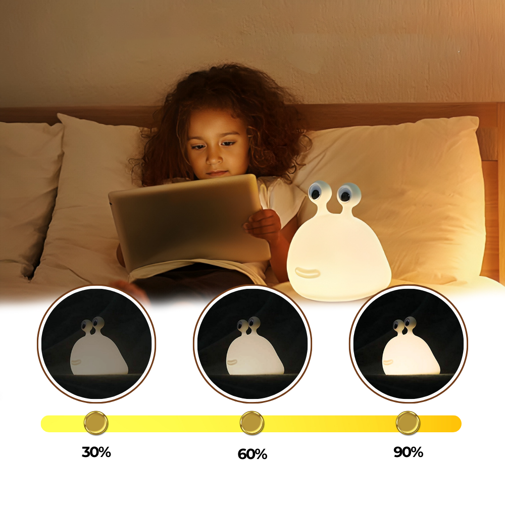 Lâmpada de silicone ajustável da Tarmeek, luminária divertida e flexível para ambientes internos.