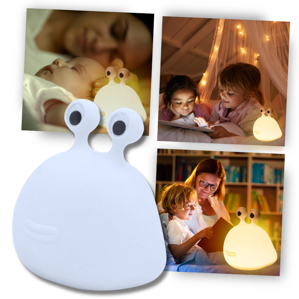 Lâmpada de silicone ajustável e divertida da Tarmeek, com design flexível e colorido para iluminação criativa.