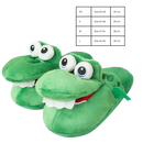 Chinelos confortáveis com estampa de crocodilo divertido da marca Floepx, ideais para casa e momentos de lazer.