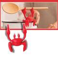 Porta-talheres antideslizante em forma de caranguejo da Hongcheng, utensílio de cozinha divertido e funcional para organizar colheres.