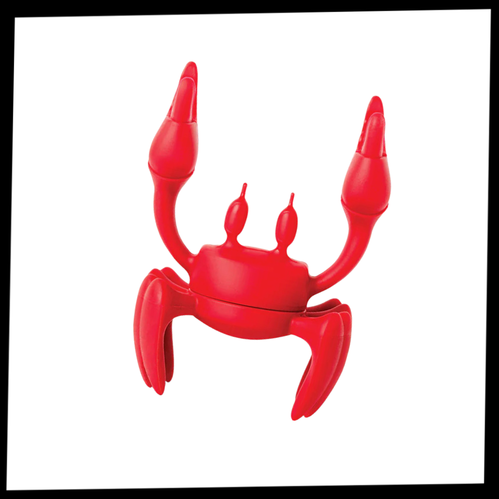 Porta colher antideslizante em forma de caranguejo divertido, acessório de cozinha Hongcheng para organizar utensílios de forma criativa