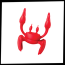 Porta colher antideslizante em forma de caranguejo divertido, acessório de cozinha Hongcheng para organizar utensílios de forma criativa