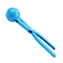 Forma de arroz para sushi Kyoffiie com design divertido em formato de bola azul, utensílio de cozinha para fazer sushi criativo