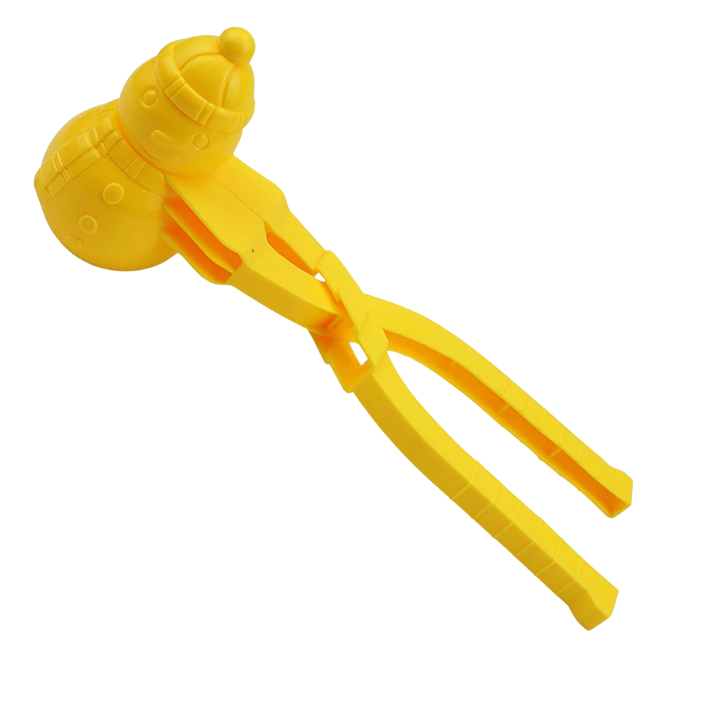 Moule de silicone Kyoffiie para fazer arroz de sushi em forma de boneco de neve amarelo, utensílio de cozinha divertido e prático.