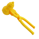 Moule de silicone Kyoffiie para fazer arroz de sushi em forma de boneco de neve amarelo, utensílio de cozinha divertido e prático.