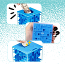 Tirelire labirinto Womail, caixa de quebra-cabeça divertida para guardar moedas, com design colorido e interativo.