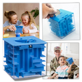 Tirelire labirinto Womail, brinquedo de moeda com design de quebra-cabeça, incentivando habilidades de coordenação e diversão.
