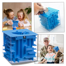 Tirelire labirinto Womail, brinquedo de moeda com design de quebra-cabeça, incentivando habilidades de coordenação e diversão.